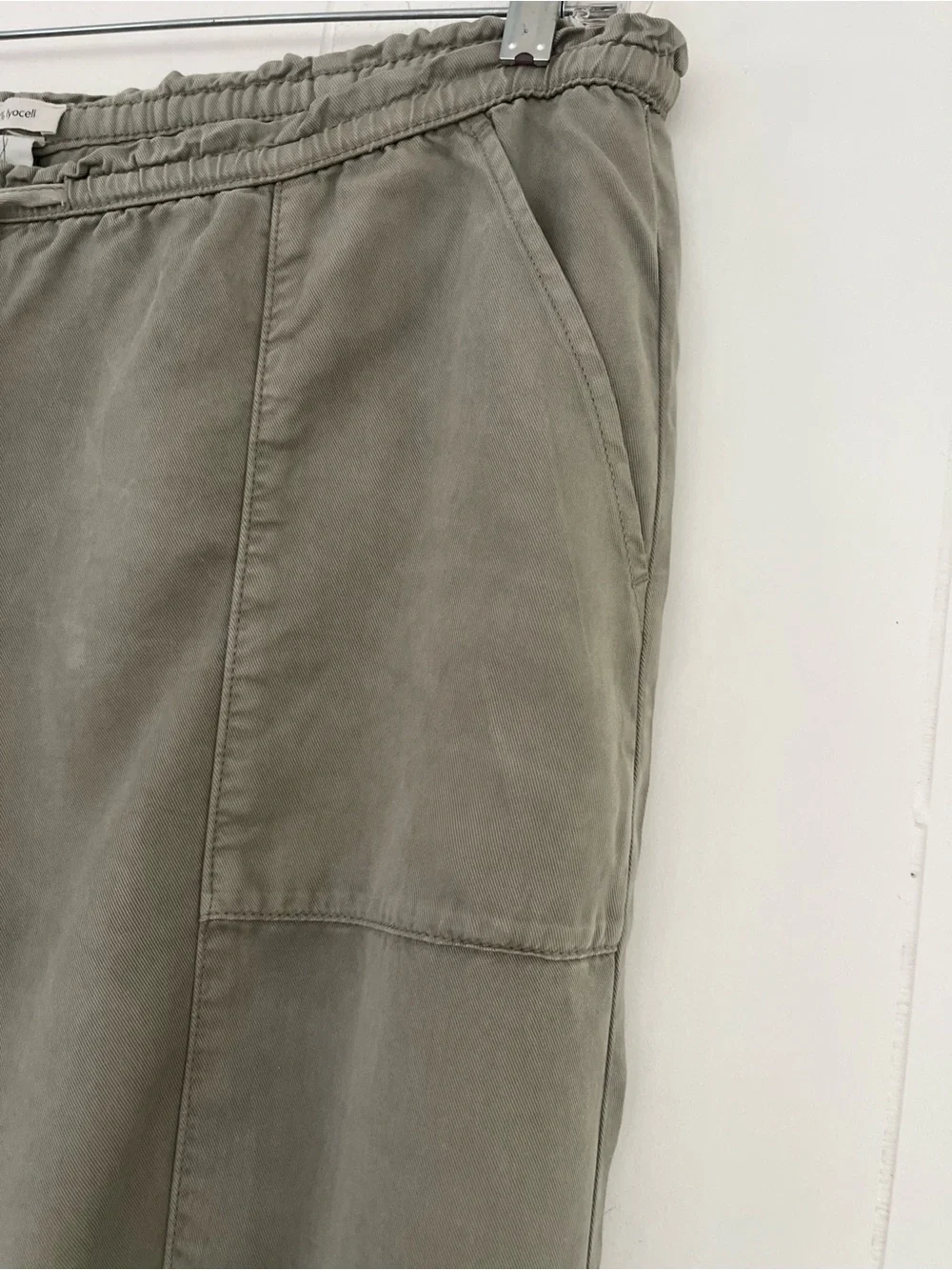 Joie 100% Lyocell Lagenlook Vacation Light Weight Wide Leg Pants Size XL - Picture 9 of 11